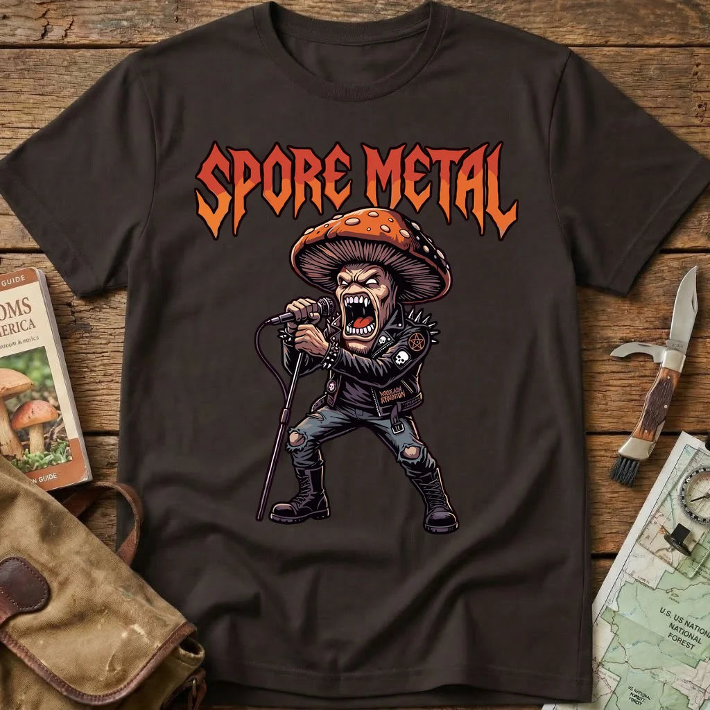 Spore Metal Mushroom Tee
