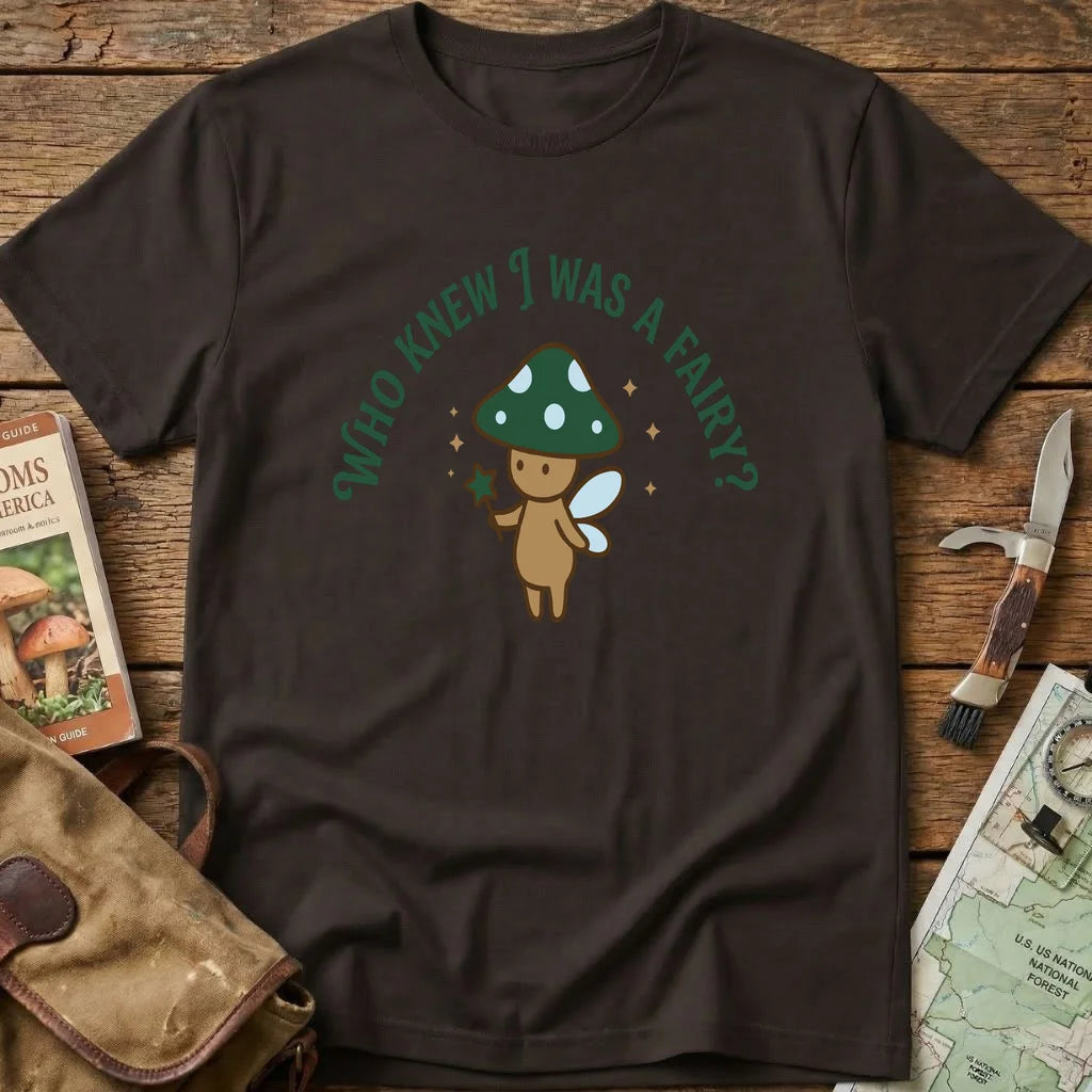 Who Knew I Was A Fairy Mushroom Tee