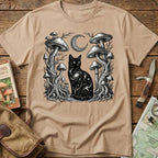 Mycological Black Cat Tee